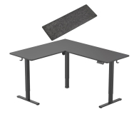 Silver Monkey Biurko elektryczne ECD-300 black + DESK MAT XL Czarna - 1351550 - zdjęcie 1